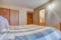 Queen Bed with attached bathroom