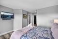 Slip into crisp linens and unwind in your peaceful retreat, complete with entertainment and laundry right down the hall for your convenience.