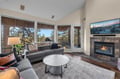 River Ridge 601A- Living Room with Fireplace