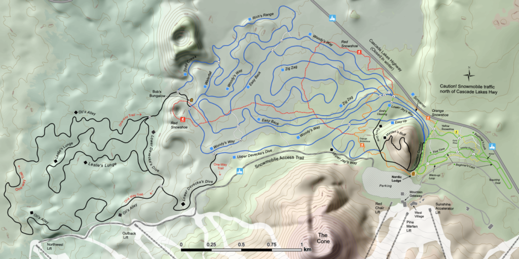 Nordic Trails on Mt Bachelor